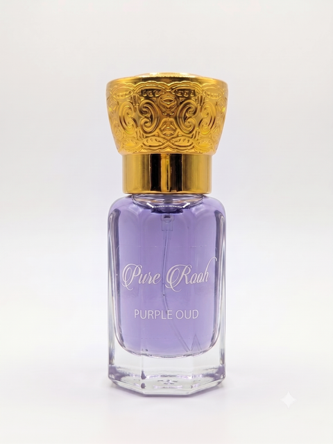 Purple Oud attar bottle